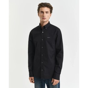 Resim Gant Erkek Siyah Regular Fit Düğmeli Yaka Oxford Gömlek 3000302.5 