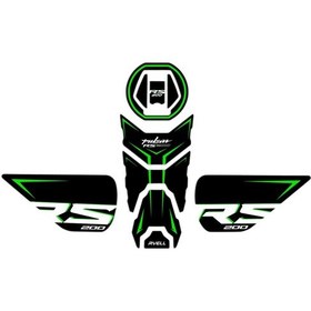 Resim Rvell Bajaj Pulsar Rs200 Uyumlu Tank Pad Set 006 1.Resim 