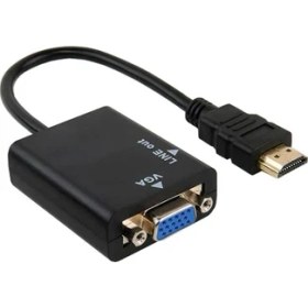 Resim Platoon PL-7235 HDMI - VGA Adaptör + Ses Kablosu 