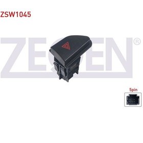 Resim Flasor Anahtarı 5 Pın Kırmızı Isık Renault Clıo Iv - Captur 2012 