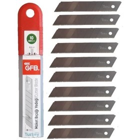 Resim Gfb Maket Bıçağı Gfb Yedek Uç 100 Adet Kalınlık 0,5 Maket Bıçağı Ağzı 