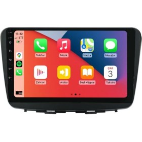 Resim Cartech D100463 QLED Ekran Suziki Baleno 2015 2018 4gb Ram 64GB Hafıza Carplay Android Multimedya Teyp 