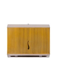 Resim Paslanmaz Çelik Z Katlama Kağıt Havlu Dispenseri-200'lük-ANTİK Altın Eskitme 