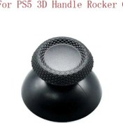 Resim 2 Parça-2 Parça Rocker Cap Ps5 Mantar Kafa 3d Kolu Siyah Joystick Kolu Anahtar Aksesuarları 