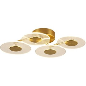 Resim Callista 4'lü Gold 3 Renkli Modern Plafonyer Led Avize Gold 