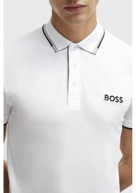Resim Boss Erkek Polo Yaka T Shirt 50469102 100 Beyaz 