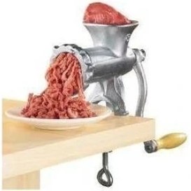 Resim Nuvigo Tuğra Döküm Metal Kıyma Makinesi No:12 - Ev Yapımı Kıymanın Keyfini Çıkarın 