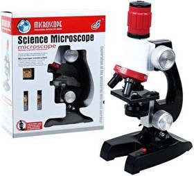 Resim Nikula Eğitici Mikroskop Kiti Zoom Led Işıklı 100X 400X 1200X St1200X 