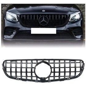 Resim Mercedes Glc X253 Gtr Ön Panjur Piano Siyah Kamerasız 2015-2019 
