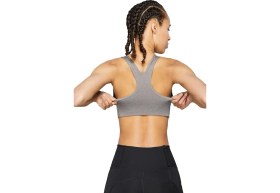 Resim Nike Training Futura Swoosh Medium Support Sports Bra Kadın Spor Büstiyer Bra Gri 