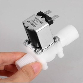 Resim ARS Robotechnicals 12V Plastik Solenoid Valf NC Elektrikli Manyetik Su Akış Vanası Kontrol Bahçe Sulama 