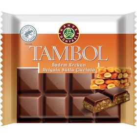 Resim Tambol Badem Krokan Dolgulu Çikolata 100 G 