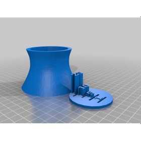 Resim Opencart Enerji Santrali Soğutma Kulesi "kumbara" Sadece Plastik Aparattır 