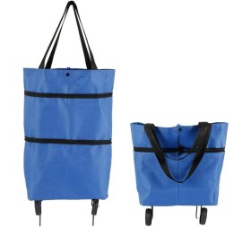 Resim Sunup Tekerlekli Katlanabilir Pratik Pazar Çantası 