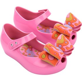 Resim Mini Melissa Ultragirl Wonderland BB Cırt Cırtlı Pembe Turuncu Kız Çocuk Ayakkabısı | 21-29 Numara| İkonik Kokulu - 2 