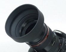 Resim Ayex 49mm ÜÇ KADEMELİ KAUÇUK LENS HOOD (Parasoley) 