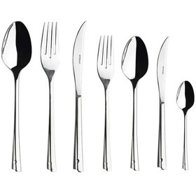 Resim Emsan Accura Lüks Kutulu Çatal Kaşık Bıçak Seti 84 Parça 