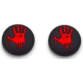 Resim Death Stranding Desenli Xbox One S/one X/xbox E/xbox 360 Analog Koruyucu Silikon Pad Kırmızı 