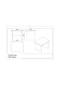 Resim L'occi Concept Diego AB Ofis Büro Masa Takımı Beyaz 