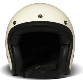 Resim DMD Jet Retro Cream Açık Motosiklet Kaskı 