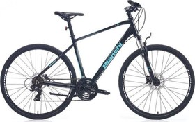 Resim BIANCHI T0018FS-D ERKEK ŞEHİR BİSİKLETİ 510H HD 28 JANT 21 VİTES SİYAH CELESTE YS728 Bianchi