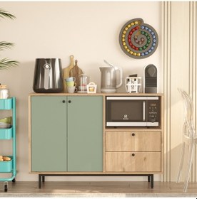 Resim Mocha Kahve Köşesi Çok Amaçlı Dolap Mutfak Dolabı 