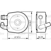 Resim OTOMATIK SANZIMAN YAG SOGUTUCUSU C5 EW7J4 (1,8 I 16V) C3 C3 II TU3JP (1,4 8V) AL4 SANZIMAN 