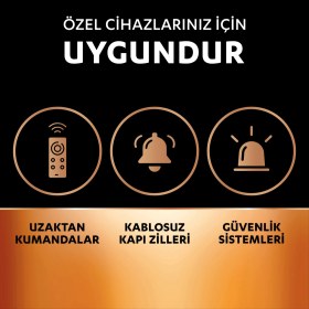 Resim DURACELL MN21 (5’li Paket) özel alkalin pil 12V (A23 / 23A / V23GA / LRV08 / 8LR932) 