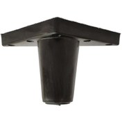 Resim Zeygen Sena Plastik Mobilya Baza Koltuk Kanepe Ayağı 8 Ad. 10 Cm Siyah 