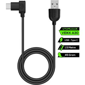 Resim Veikk A30 Grafik Tablet Uyumlu USB To Type-C Kablo 