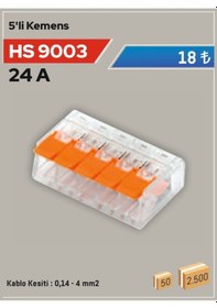 Resim 5 Li Klemens Hs 9003 10 Adet 