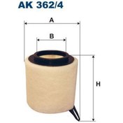 Resim Fıltron Ak362.4 - Hava Fıltresı Bmw N43 N45 N46 E81 E82 E87 E88 