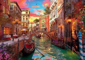 Resim Ravensburger 1000 Parça Puzzle Venice Ramance 152629 