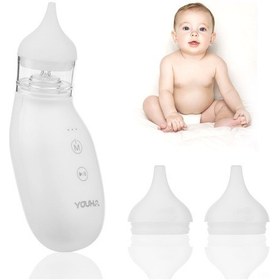 Resim Maiyame Bebek Elektrikli Burun Aspiratörü - Üç Seviye Emme, Ters Akış Engeli, Yıkama Kolay, Dahili Batarya İle Yeni Doğan Ve Bebek Burun Temyizi 