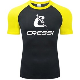 Resim Snapbuy Erkek Uv Koruyucu Rashguard Mayo - Denizanası Önleyici Sörf Dalış T-shirtcamel CAMEL 