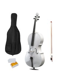 Resim Midex Gt-124wh Profesyonel Üst Kalite Beyaz Çello Viyolonsel 