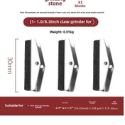 Resim Yuntech01 Üç Ayar Cila Aleti - Otomobil Motoru İç Çap Taşlama Makinesi, 1-1/8 İnç Taş İle Zımparalama Ve Pürüzsüzleyici Gereç 