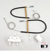 Resim Fiat Punto Evo 3 199 2005-2024 İçin Manuel Arka Sağ Cam Kriko Set 