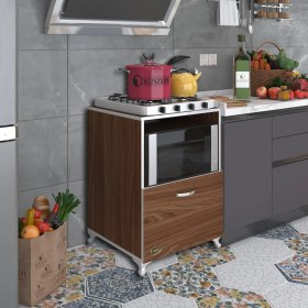 Resim Kenzlife ocak dolabı ayşe cvz 85*60*57 mutfak modül mini fırın mikrodalga banyo ofis modül 
