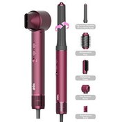 Resim Sinbo Pro Compact SHD-1729 Uzun Multi-Styler 5in1 BLDC Hava Üflemeli Saç Şekillendirici Royal Gilded Red 