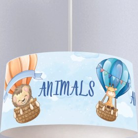 Resim instababyrooms Çocuk Odası Dijital Baskılı Dekoratif Sarkıt Avize Model 170 