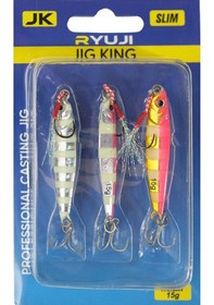 Resim Ryuji Jig King Zebra Mix 3 Adet Jig 