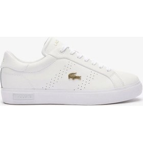 Resim Lacoste Powercourt Kadın Beyaz Sneaker Beyaz 