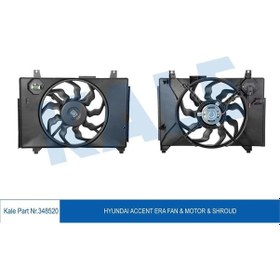 Resim KALE 348520 FAN MOTORU DAVLUMBAZLI ACCENT ERA 