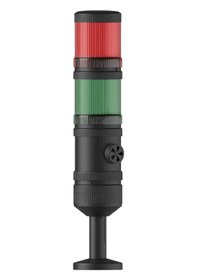 Resim Mesan Ø70 2 Kat Işıklı Kolon Sabit Ampul Buzzer Tüp Montaj 220vac Ms 499.1.2.220vac 