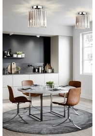 Resim İstanbul Avize Plafonyer Tavan Gümüş K-12 Avize 