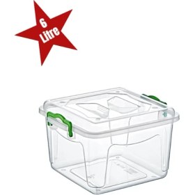 Resim Delta Online Şeffaf Saklama Kutusu 6 Litre 