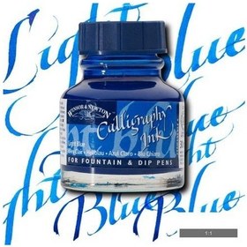 Resim Hobi-Marketart Winsor & Newton Kaligrafi Mürekkebi 30 Ml. 350 Light Blue 
