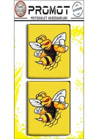 Resim Vespa 3d Damla Logo 2 Li Sticker 11 