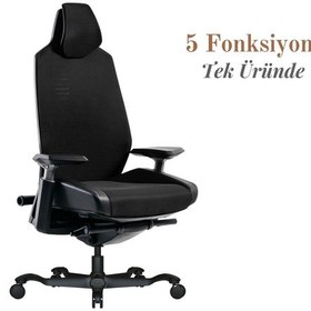 Resim Casella Bristol Fileli Yönetici Koltuğu Ofi S Koltuğu Ergonomik, Şık Ve Fonksiyonel Siyah 